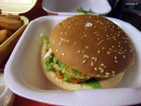 Hamburger végétarien : le Printanier