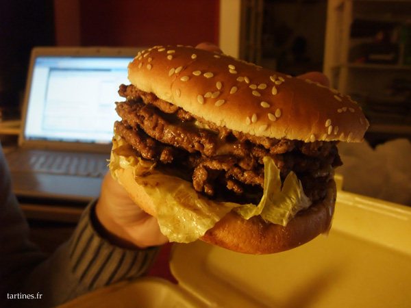 Triple Burger : monstrueux :)